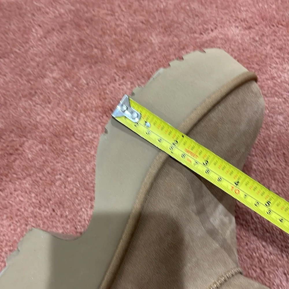 UGG Chestnut Suede Platform Ankle Boots - Picture 9 of 13